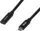 Kabel Club 3D USB Type-C - Type-C M/F 1 m Black (CAC-2502) - obraz 2
