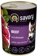 Вологий корм для дорослих собак Savory з яловичиною 400 г (30433) (4820232630433) - зображення 1