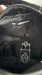 Жіноча сумка багет з логотипом Chrome Hearts чорна текстиль - зображення 7