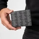Кошелек мужской с логотипом Lacoste Monogram портмоне Серый - изображение 2