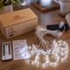 Гирлянда Штора Роса с крючками от USB, 3x3 метра, 300 LED, Холодный белый - изображение 2