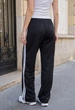 Брюки спортивные женские стаф черные однотонные с логотипом Staff pat logo black L (405477) - изображение 5