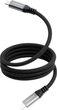 Kabel ADATA USB-C - USB-C 3.2 Gen 2 100W 1 m Black (CACCU3-100W-100AN-BK) - obraz 3