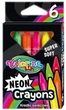 Kredki woskowe Colorino Neon 6 neonowych kolorów 6 szt. (5907690892050) - obraz 1