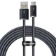 Кабель на 2м. USB to Type-C Dynamic 100W серый, Baseus для зарядки и передачи данных (CALD000716) - изображение 1