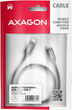 Кабель Axagon USB-C -USB-C 3.2 Gen 2x2 Power Delivery 100W 0.5 м Black (BUCM32-CM05AB) - зображення 3