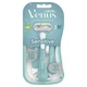 Одноразові станки для гоління (бритви) жіночі Gillette Venus Smooth Sensitive, 3 шт - изображение 1