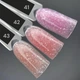 NIKA ZEMLYANIKINA Builder Gel №42 Камуфлюючий гель пилова троянда з делікатними сяючими частинками, 15 мл - изображение 3
