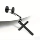 Сережки-цвяшки Хрестики TTM Stainless Steel (медична сталь) Довжина 5,3 см. - зображення 3