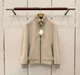 Brunello Cucinelli — мужская бежевая пуховая куртка-бомбер с меховым воротником 2XL - изображение 1