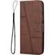 Чехол-книжка с застежкой UniCase Jet Cover для Xiaomi Poco C95 Pro - Brown - изображение 3