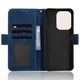 Чохол-книжка з кишеньками Deexe Wallet Stand для Xiaomi Poco C95 Pro - Blue - зображення 4