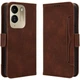 Чохол-книжка з кишеньками Deexe Wallet Stand для Xiaomi Poco C95 Pro - Brown - зображення 1