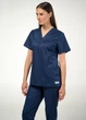 Жіноча медична сорочка STUGA MEDICAL синя (7700201) 4XL - зображення 3