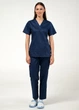 Женский медицинский костюм STUGA MEDICAL «София» синий (77002017700202) 4XL - изображение 1
