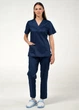 Женский медицинский костюм STUGA MEDICAL «София» синий (77002017700202) 4XL - изображение 4
