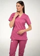 Женская медицинская рубашка STUGA MEDICAL рожева (7700601) L - изображение 3