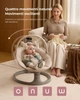 Электрическая качель 2 в 1 для младенцев Momcozy / AW003-KC00NB-A - изображение 2