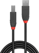 Kabel Lindy USB-A - USB-B 2.0 10 m Black (4002888366779) - obraz 1