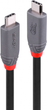 Кабель Lindy USB-C - USB-C USB4 Gen 3x2 240W 0.8 м Black (4002888369565) - зображення 1