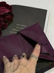 Гаманець фіолетовий з екошкіри жіночий на магнітній кнопці зовнішня монетниця 2009-399С - изображение 6