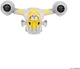 Космічний Корабель 20 см з Мандалорцем та Грогу Star Wars Micro Galaxy Squadron Razor Crest Jazwares J0567 - зображення 5
