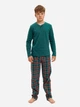 Детская пижама для мальчика НатаЛюкс Family Look 94561348888 122-128 см Зеленая (9456134888841) - изображение 3