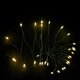 Гирлянда Конский хвост Мишура 1200 LED 20 нитей 2 м с пультом 8 режимов от сети зеленый провод Желтый - изображение 8