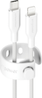 Kabel Panzer Glass Empower by Racing USB-C - Lightning 2.0 60W 1.2 m White (EM41725) - obraz 1