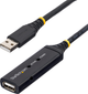Kabel Startech USB-A - USB-A 2.0 10 m Black (USB2AAEXT10M) - obraz 2
