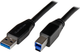 Кабель Startech USB-A - USB-B 3.2 Gen 1/3.1 Gen 1 10 м Black (USB3SAB10M) - зображення 2
