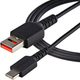 Kabel Startech USB-A - USB-C 2.0 1 m Black (USBSCHAC1M) - obraz 2
