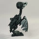 Рухома фігурка скелета ворона чорна PLA-пластик 16×13×12 см - зображення 5