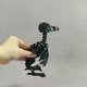 Рухома фігурка скелета ворона чорна PLA-пластик 16×13×12 см - зображення 13