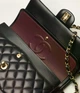 Сумка шкіряна з логотипом CHANEL Classic 11.12 Handbag із золотистою фурнітурою Чорний - зображення 4