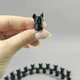 Набор миниатюрных летучих мышей, 20 шт., черный PLA-пластик, 21×15×11 мм - изображение 7