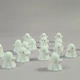 Набор миниатюрных призраков, 20 шт., белый PLA-пластик, 15×13×13 мм - изображение 2