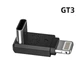 Адаптер-перехідник кутовий 90° GT3 PG company з USB Type-C на Lightning для для петличних мікрофонів, iPhone та iPad - зображення 2