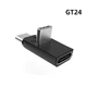 Адаптер-переходник угловой GT24 PG USB Type-C (папа) — USB Type-C (мама) 90° для смартфонов, ПК, микрофонов - изображение 2