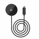 Беспроводное зарядное устройство LEXEGO Qi2 25W USB Type-C для телефона айфона самсунга наушников магнитная беспроводная зарядка MagSafe для iPhone 12 13 14 15 16 17 18 AirPods Samsung Android алюминиевая черная (25MAG-B) - изображение 2