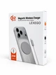 Беспроводное зарядное устройство LEXEGO Qi2 25W USB Type-C для телефона айфона самсунга наушников магнитная беспроводная зарядка MagSafe для iPhone 12 13 14 15 16 17 18 AirPods Samsung Android алюминиевая белая (25MAG-W) - изображение 7