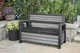 Лавка-скриня для зберігання Keter Deco Bench 227L Storm grey 261848 сірий - зображення 3