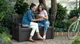 Лавка-скриня Keter Eden Garden Bench 265 л для зберігання графіт 250076 - зображення 11