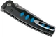 Складной нож 83 мм Mcusta Katana black/blue (MC-0041C) - изображение 5