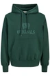 Худі Frederiksberg Monogram з принтом Jack&Jones зелений 4XL (200518-green-13597) - изображение 7