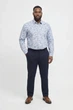 Сорочка з візерунком Barnes Dobby Jack&Jones блакитна 4XL (400153-light-blue-13613) - изображение 3