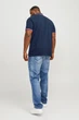 Футболка поло Jack&Jones темно-синя 2XL (500616-darkblue2-13562) - изображение 4