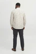 Сорочка з візерунком Barnes Dobby Jack&Jones молочна 6XL (400153-lactic-13611) - изображение 4