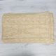 Плед микрофибра 200*230 см бежевого цвета Косы 1050 - изображение 2