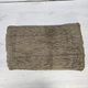 Плед микрофибра 200*230 см темно-коричневого цвета Косы 1050 - изображение 3